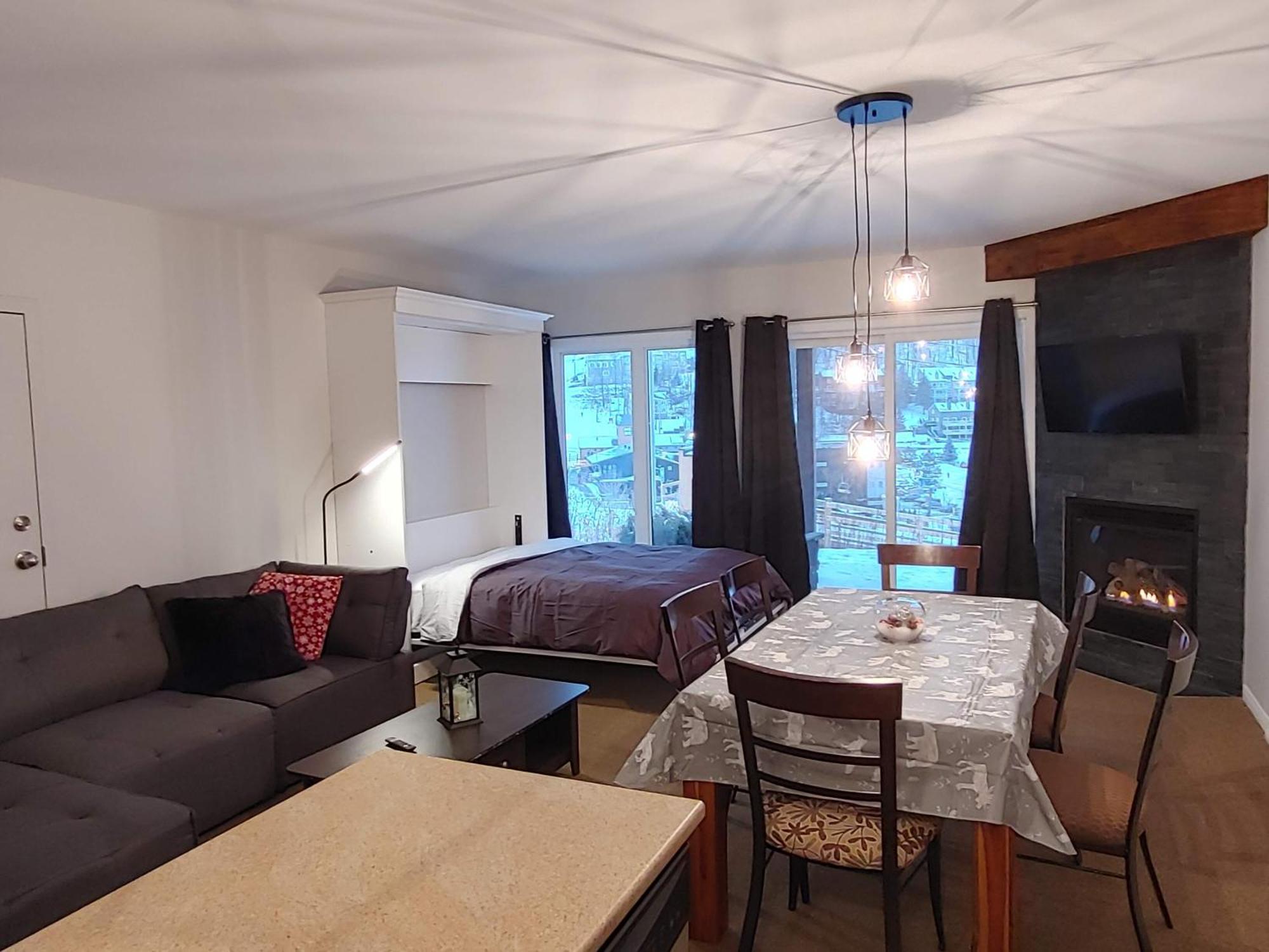 Apartamento Au pied des pentes Bromont Exterior foto